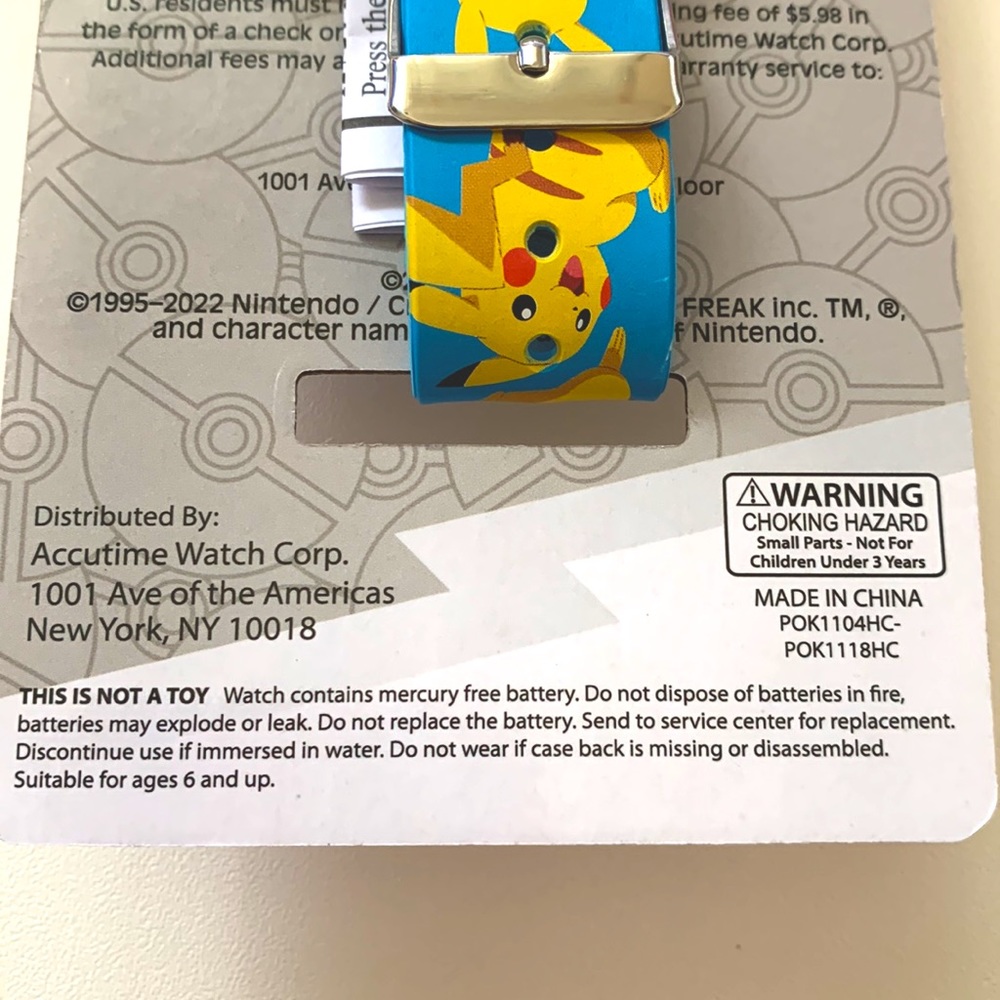 NWT Pokemon LED Watch - Picture 7 of 8